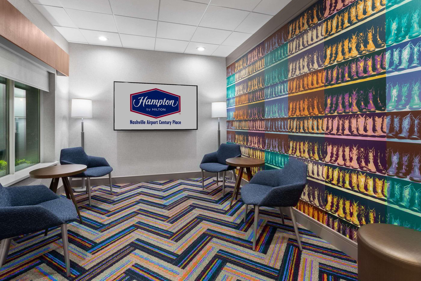 Hampton Inn by Hilton Nashville Airport Century Pl-United States-Nashville-Lobby-7