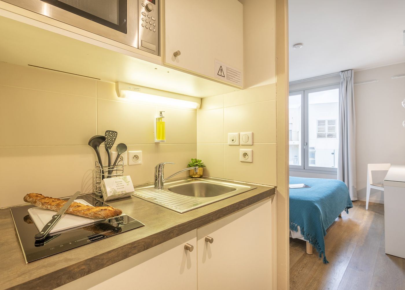 Zenitude Hotel residences Marseille Saint-Charles-France-MARSEILLE-Room-8