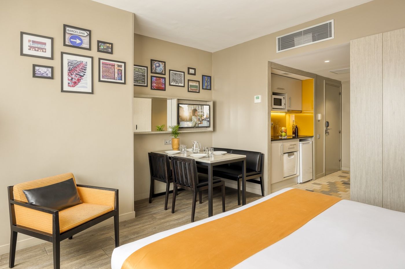 Citadines Ramblas Barcelona-Spain-BARCELONA-Room-8