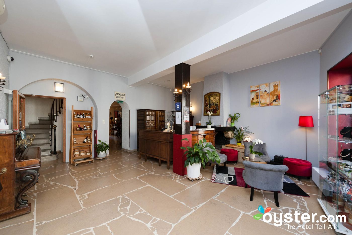 Hotel du Pont Vieux-France-CARCASSONNE-Lobby-4