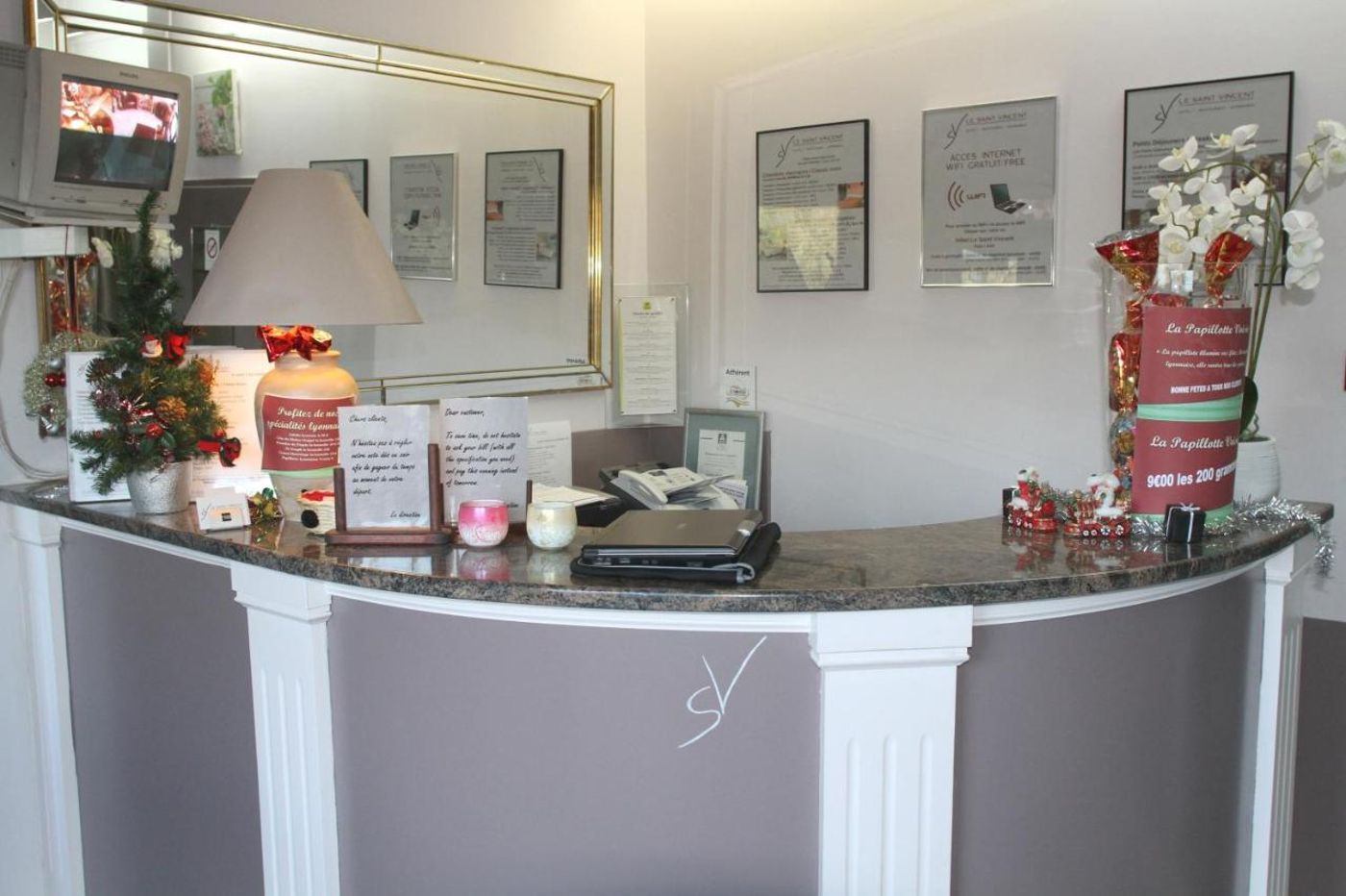 Hotel Le Saint Vincent - France - VOURLES - Lobby - 10