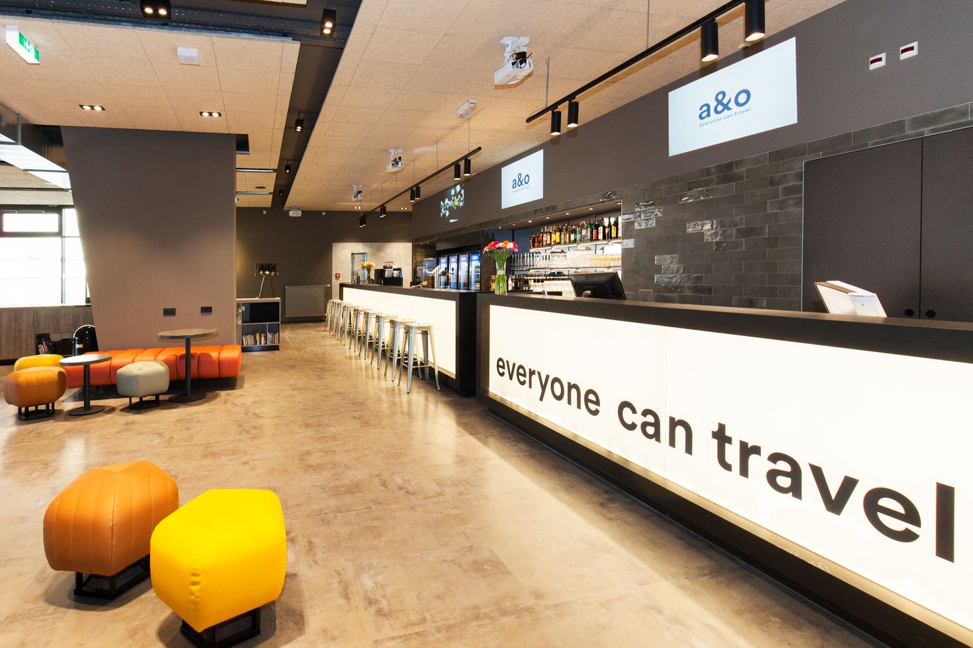 a&o Prague Rhea-Czech Republic-PRAGUE 10-Lobby-8