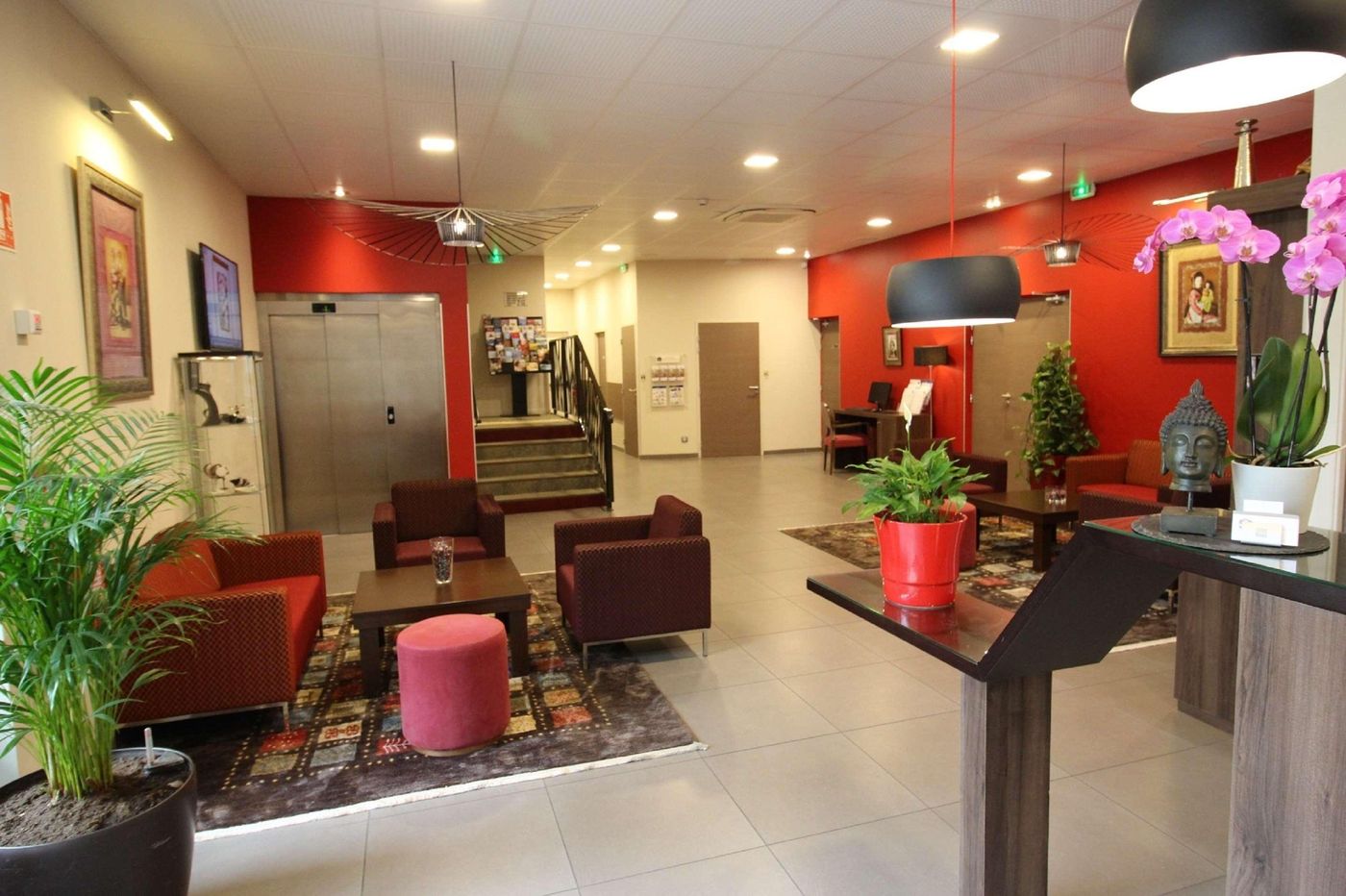 Best Western Hotel des Barolles - Lyon Sud - France - Brignais - Lobby - 8