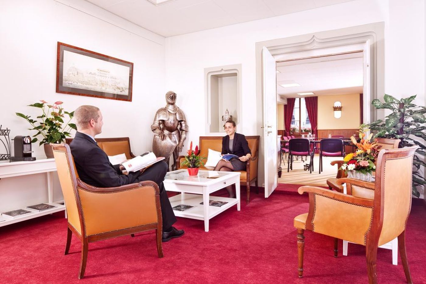 De La Nouvelle Couronne Hotel-Switzerland-MORGES-Lobby-7