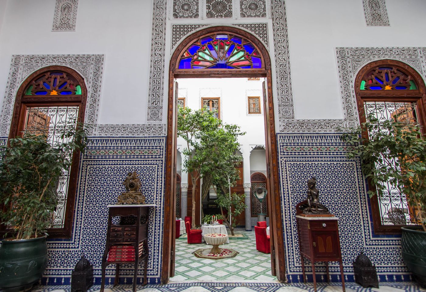 Dar Al Andalous - Riad-Morocco-FEZ-Lobby-8