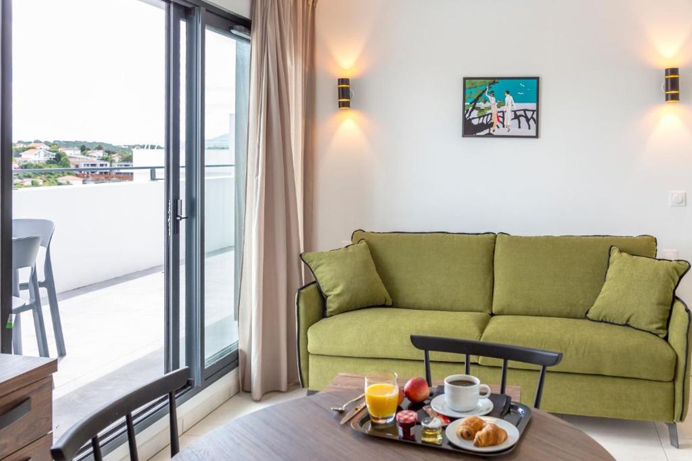 Nemea Appart Hotel Les Hauts de Milady Biarritz-France-BIARRITZ-Room-10