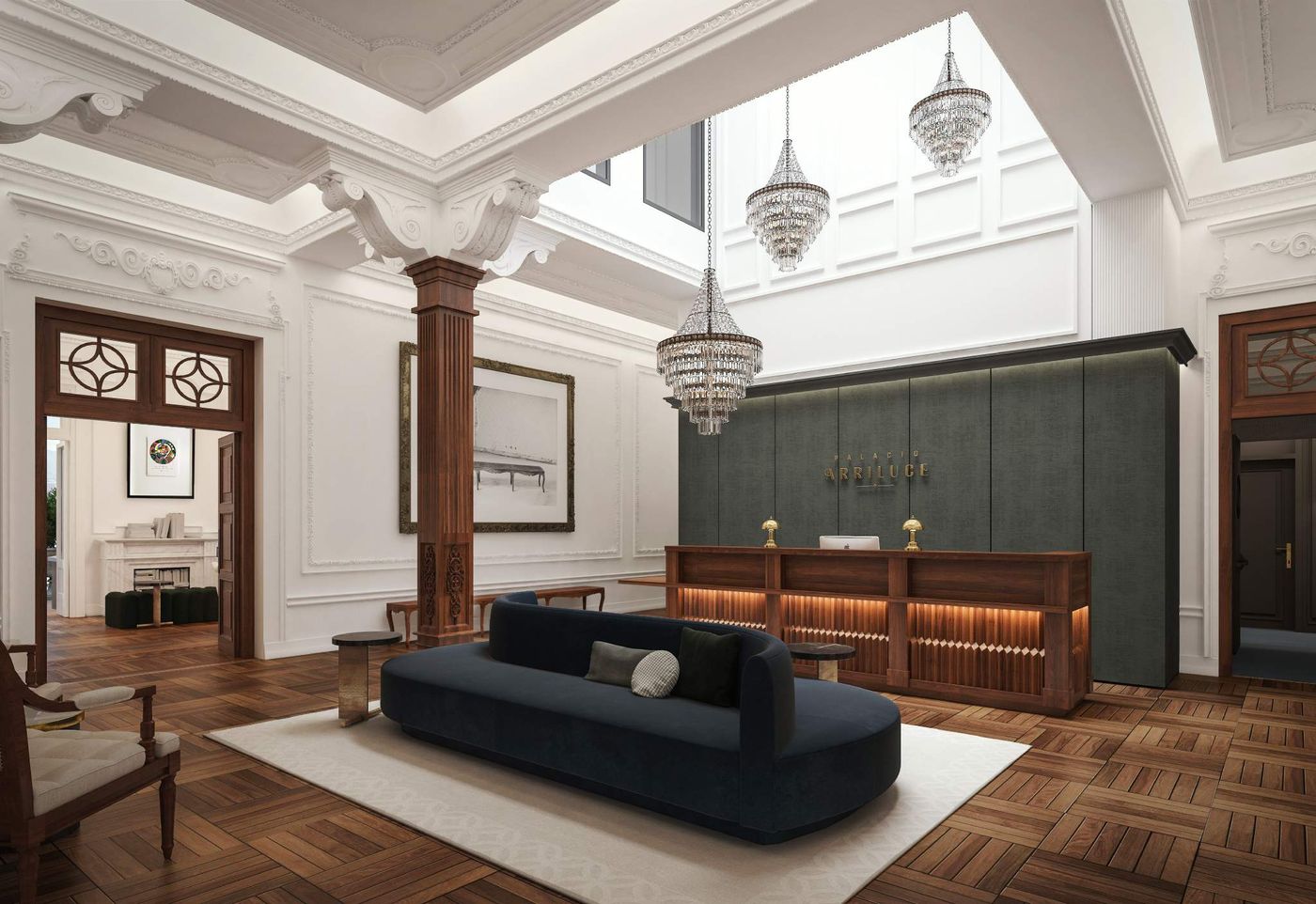 Palacio Arriluce Hotel-Spain-Getxo-Lobby-8