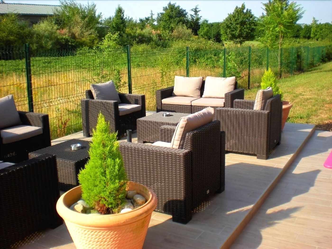 Bio Motel - France - SAINT VULBAS - Terrace - 4