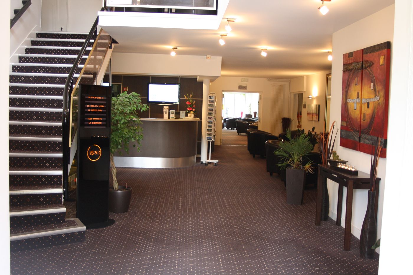 La Berteliere, The Originals Relais-France-SAINT-MARTIN DU VIVIER-Lobby-2