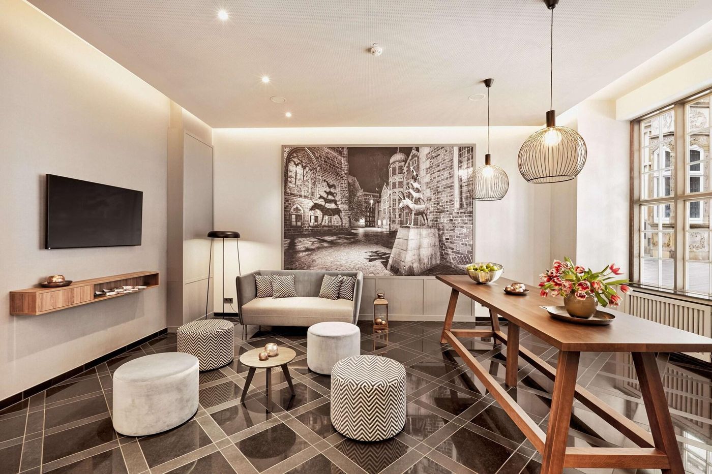 H+ Hotel Bremen-Germany-BREMEN-Lobby-10