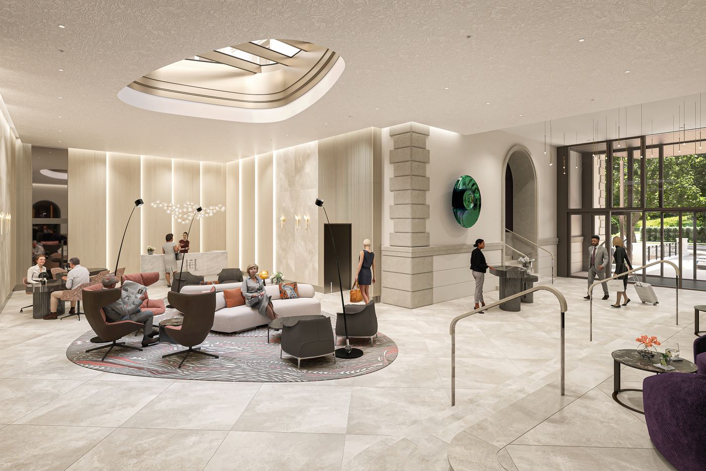 Steigenberger Icon Europäischer Hof Baden Baden-Germany-BADEN BADEN-Lobby-2