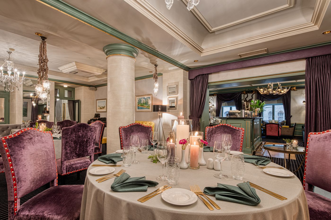 Grand Palace Hotel - Latvia - Riga - Restaurant - 8