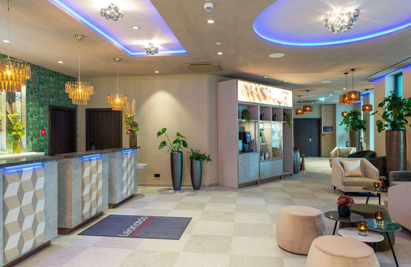 Leonardo Hotel Augsburg-Germany-Augsburg-Lobby-6