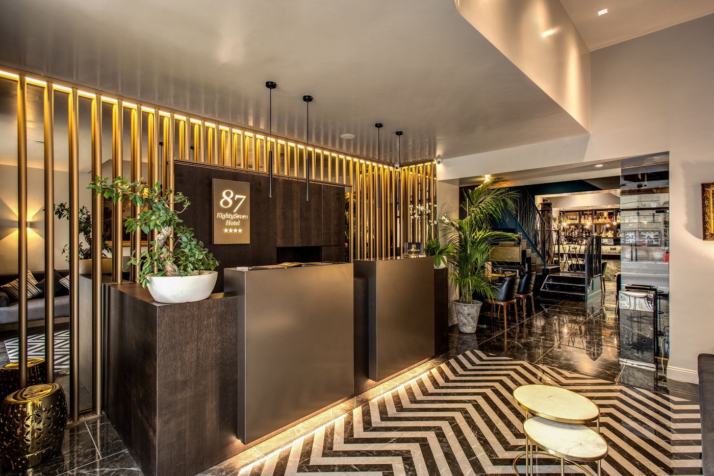 Hotel 87 Eightyseven-Italy-Roma-Lobby-8