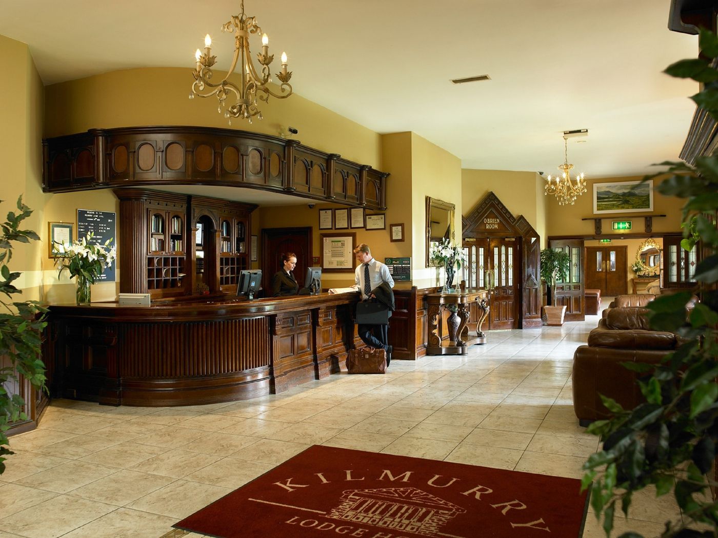 Kilmurry Lodge Hotel-Ireland-LIMERICK-Lobby-9