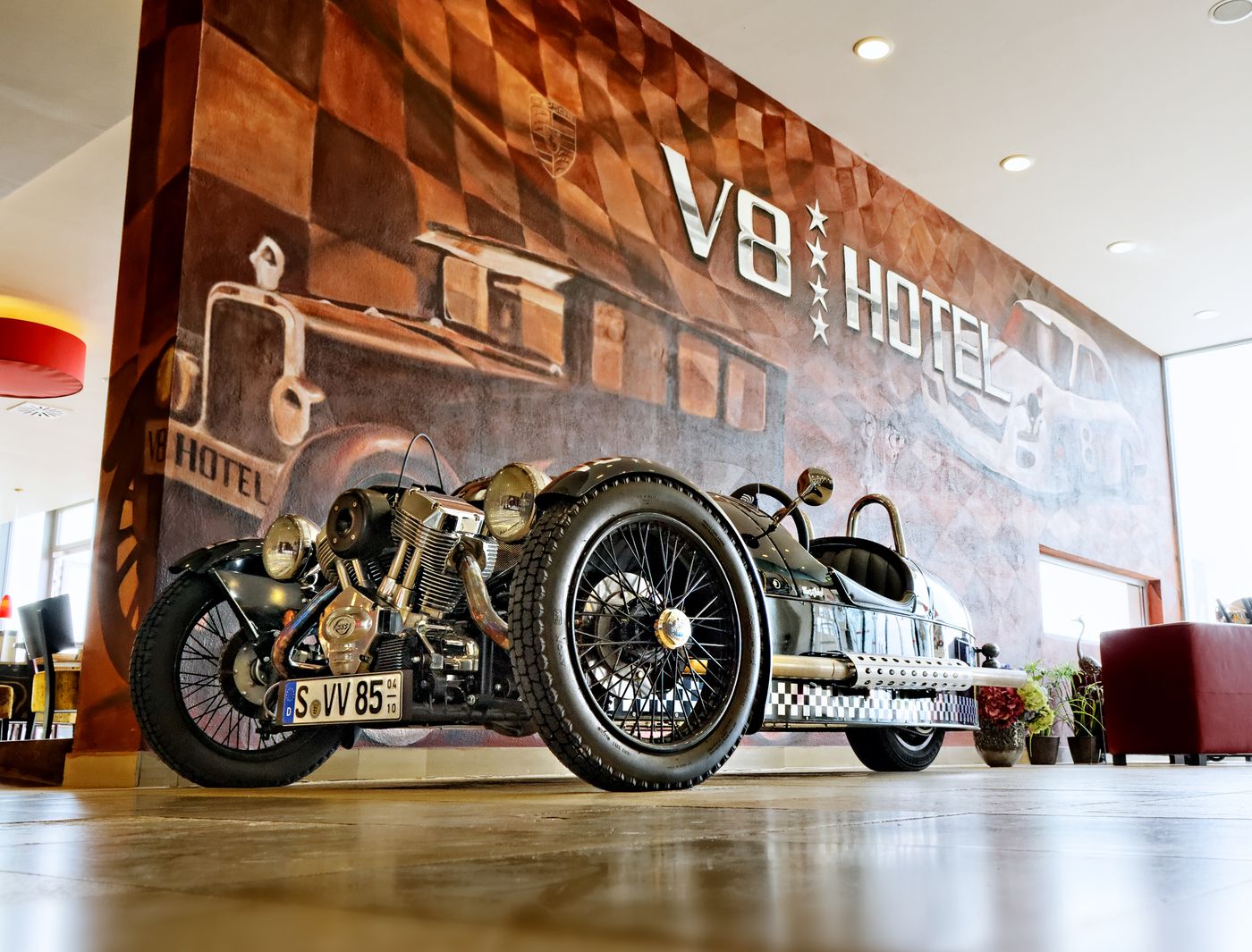 V8 Hotel Classic Motorworld Region Stuttgart-Germany-STUTTGART-Lobby-6