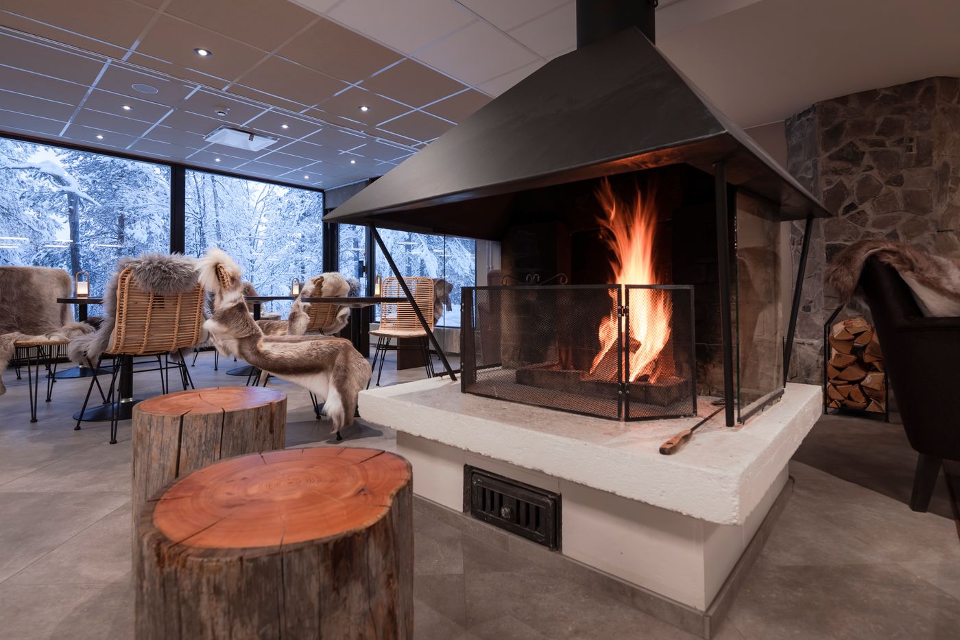 Lapland Hotels Sky Ounasvaara-Finland-ROVANIEMI-Lobby-3