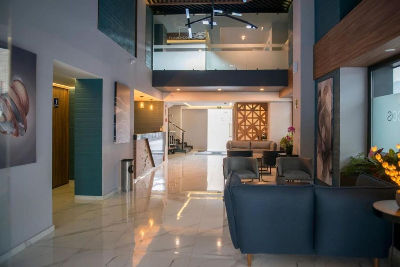 Hotel Flamencos-Mexico-Mexico City-Lobby-6